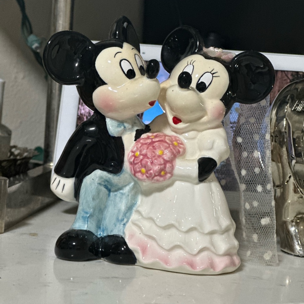 Disney Black and White Ceramics Figurines